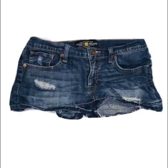 Lucky Brand cut off shorts size 4/27 - Picture 1 of 4